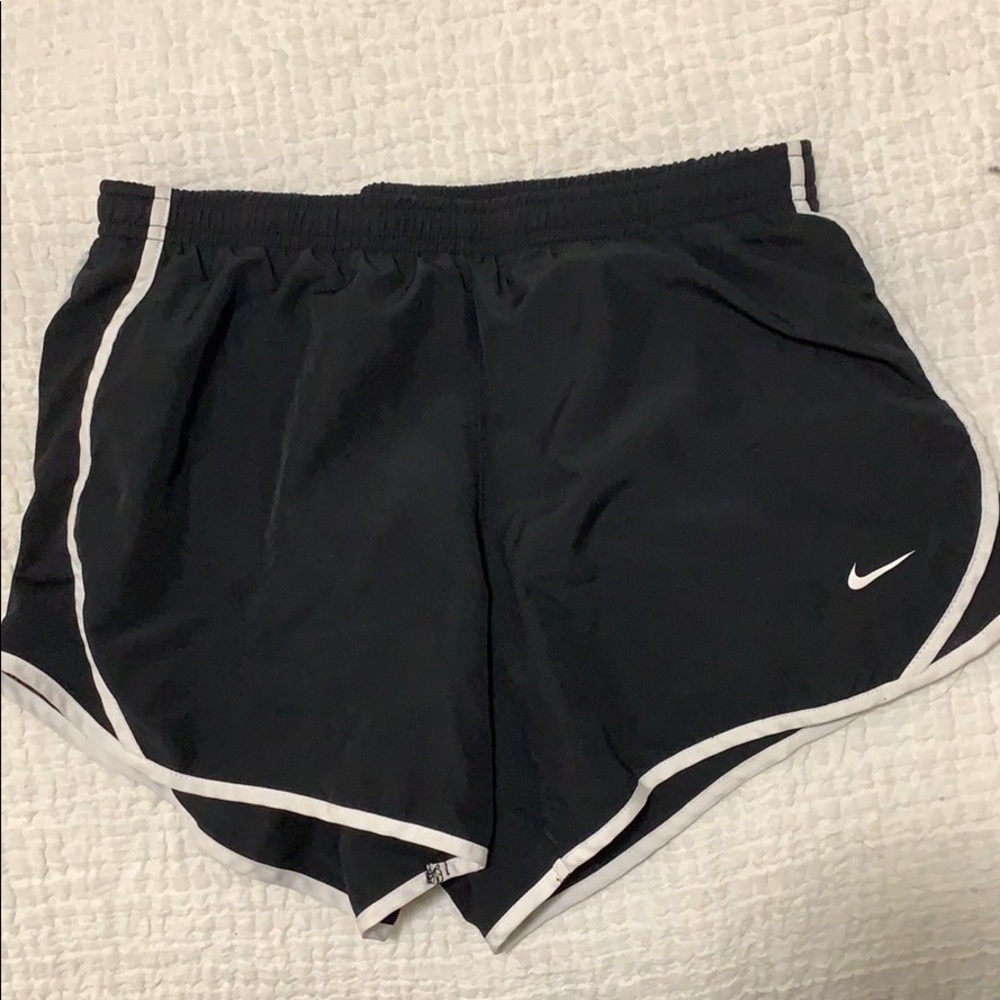 black nike shorts
